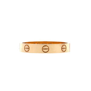 Cartier Love Wedding Band Ring 18K Yellow Gold